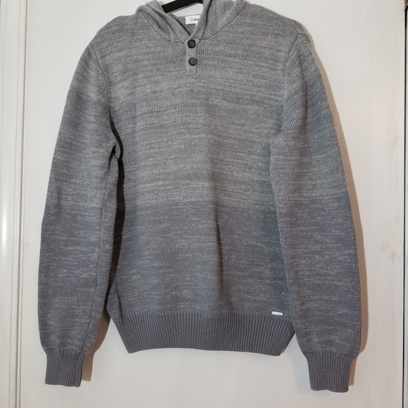 Calvin klein Men's Racket Quarter Button Sweater - Picture 1 of 5
